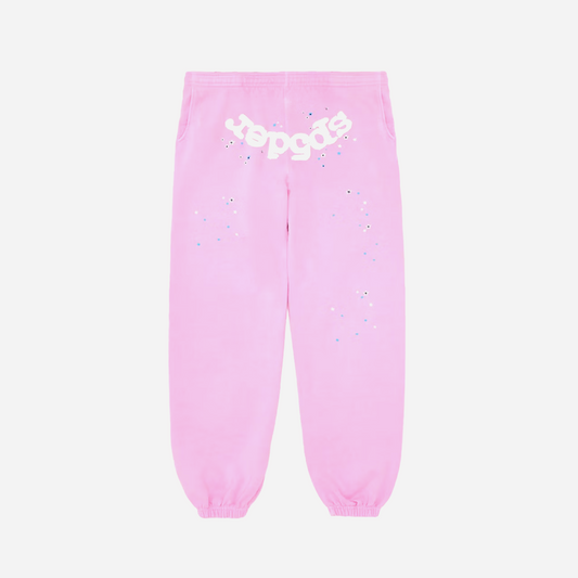 Sp5der OG Web Sweatpants Pink