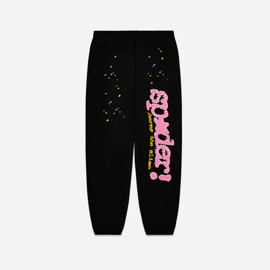 Sp5der P*NK V2 Sweatpant Black