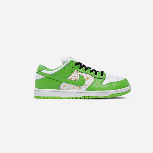 SB DUNK LOW SUPREME STARS MEAN GREEN