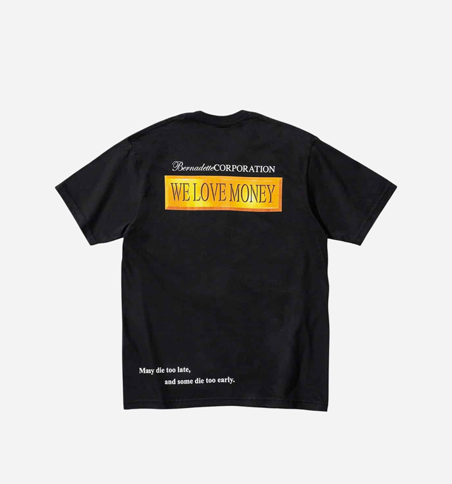 Supreme Corporation Money Tee Black