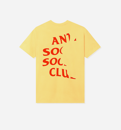 Anti Social Social Club A Piece Of Me Tee Yellow