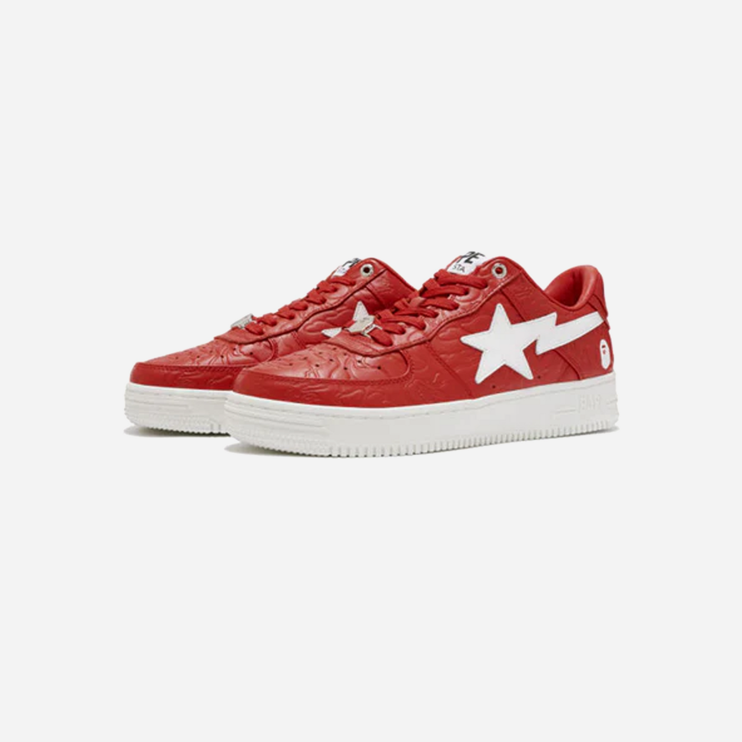 Bape Mens Red STA #3 M1 Shoes