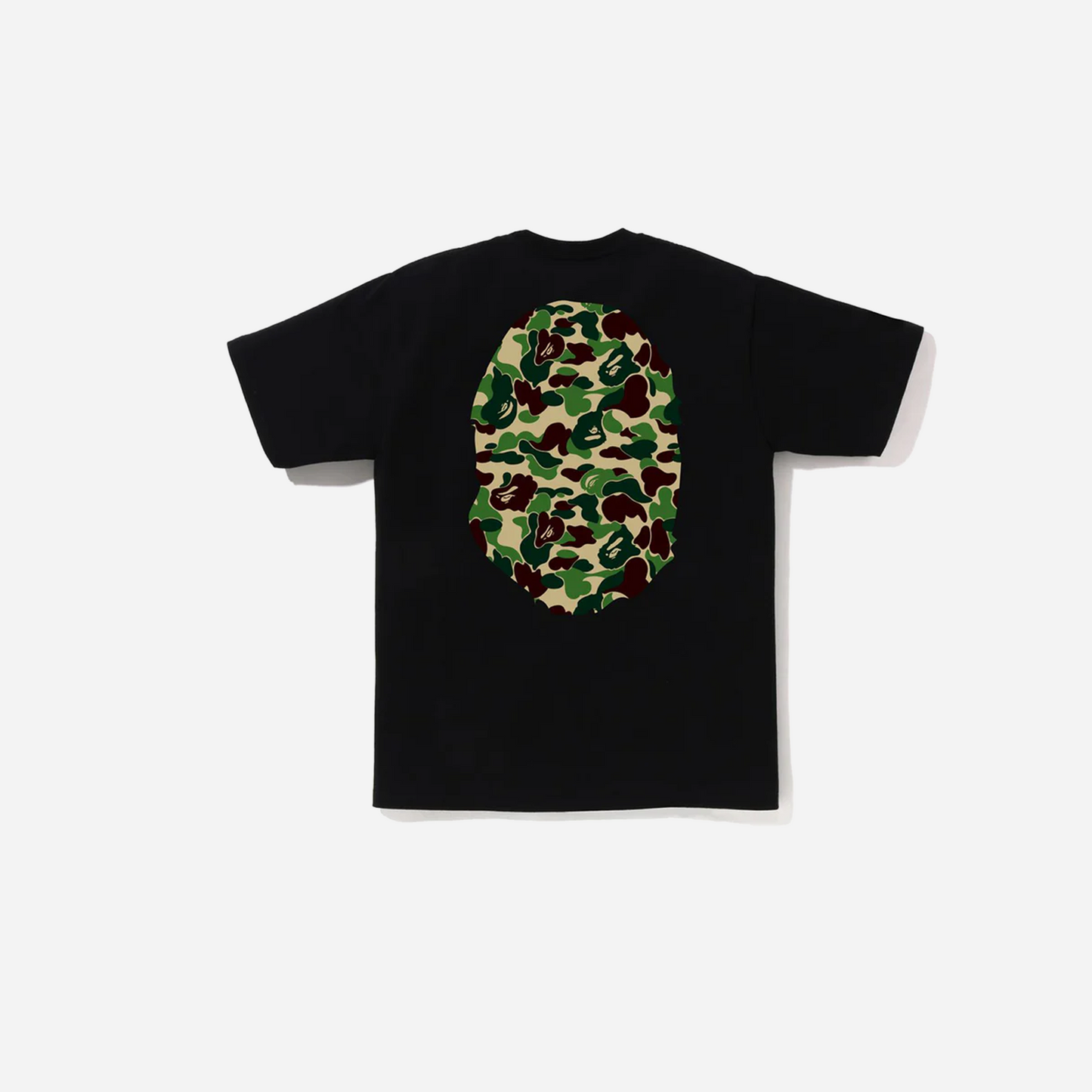 Bape Mens Abc Camo Big Ape Head Tee