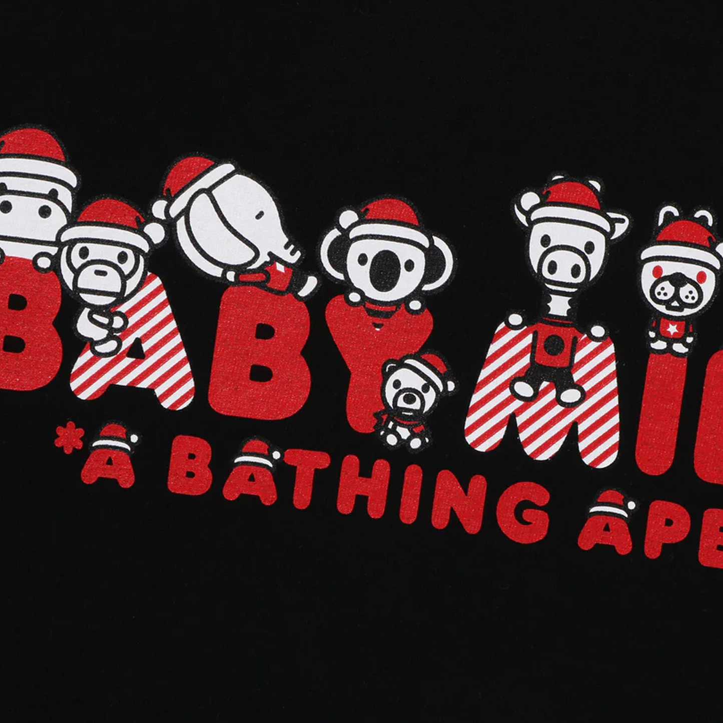 Bape Mens Christmas Baby Milo Tee