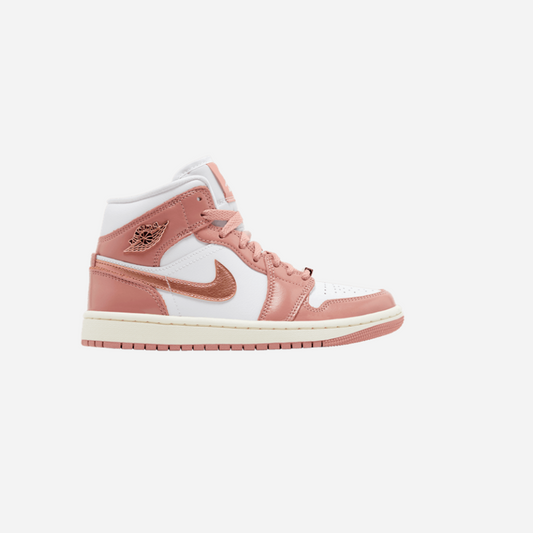 JORDAN 1 MID SE RED STARDUST (WOMEN'S)