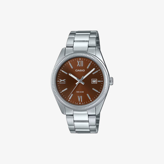 Casio  Brown Dial Enticer Analog Watch