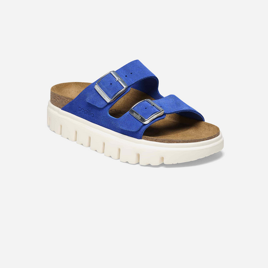 Birkenstock Arizona Chunky Suede Leather Blue Blue/Ultra Blue