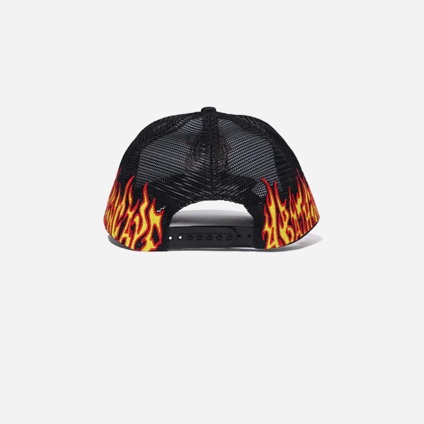 Bape Embroidery Fire Logo Trucker Cap M