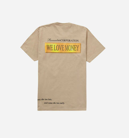 Supreme Corporation Money Tee Khaki