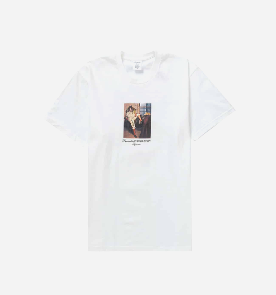 Supreme Corporation Fuck Tee White