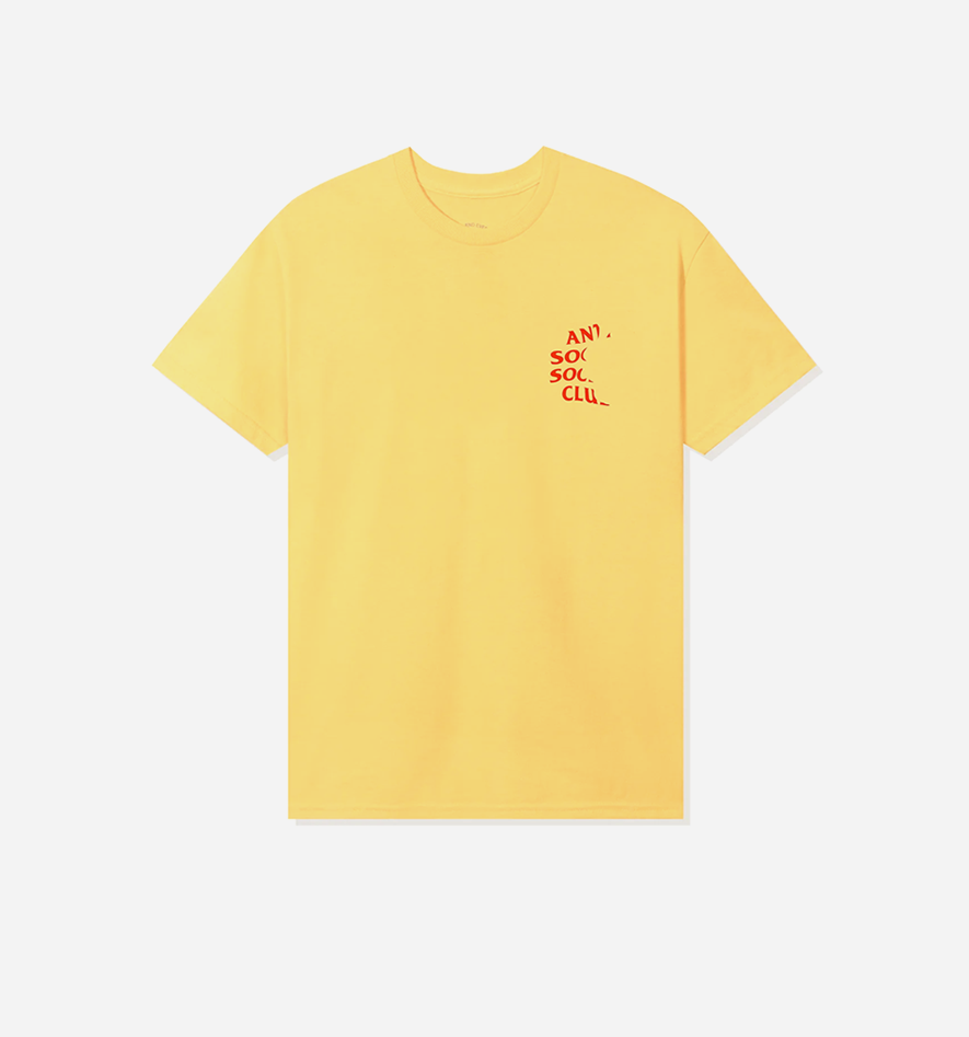 Anti Social Social Club A Piece Of Me Tee Yellow