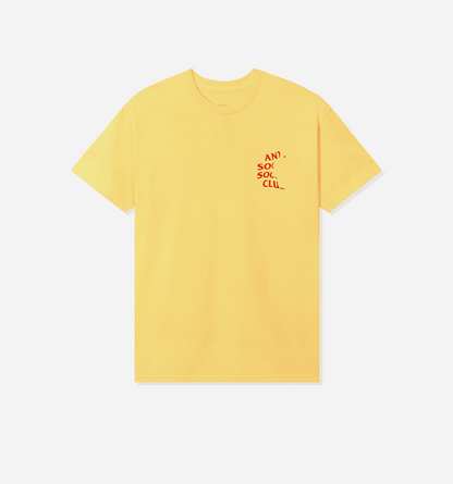 Anti Social Social Club A Piece Of Me Tee Yellow