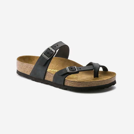 Birkenstock Mayari Oiled Leather Black Black