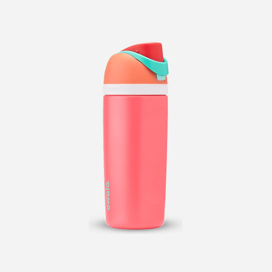 Owala Kids' FreeSip 16oz Stainless Steel Water Bottle Fireball