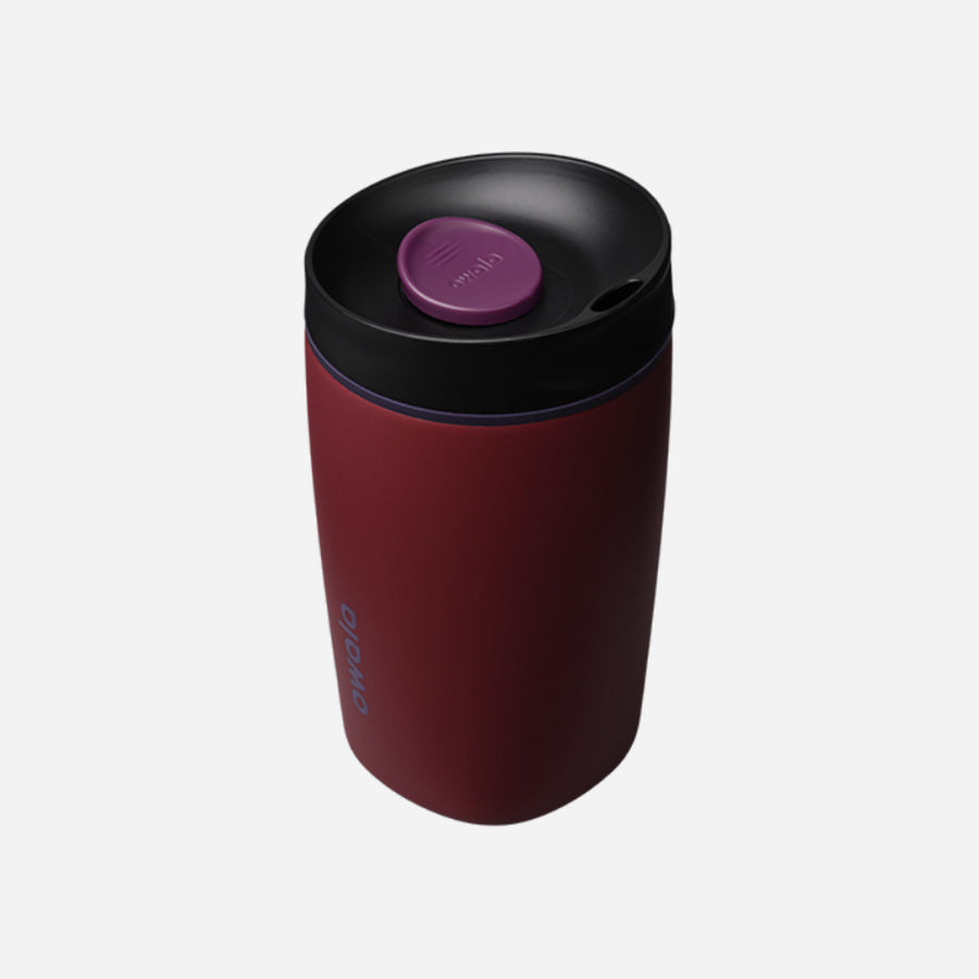 Owala SmoothSip Slider 12oz Stainless Steel Burgundy Bay