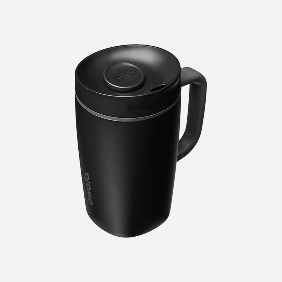 Owala SmoothSip Slider With Handle 12oz Stainless Steel Very, Very Dark