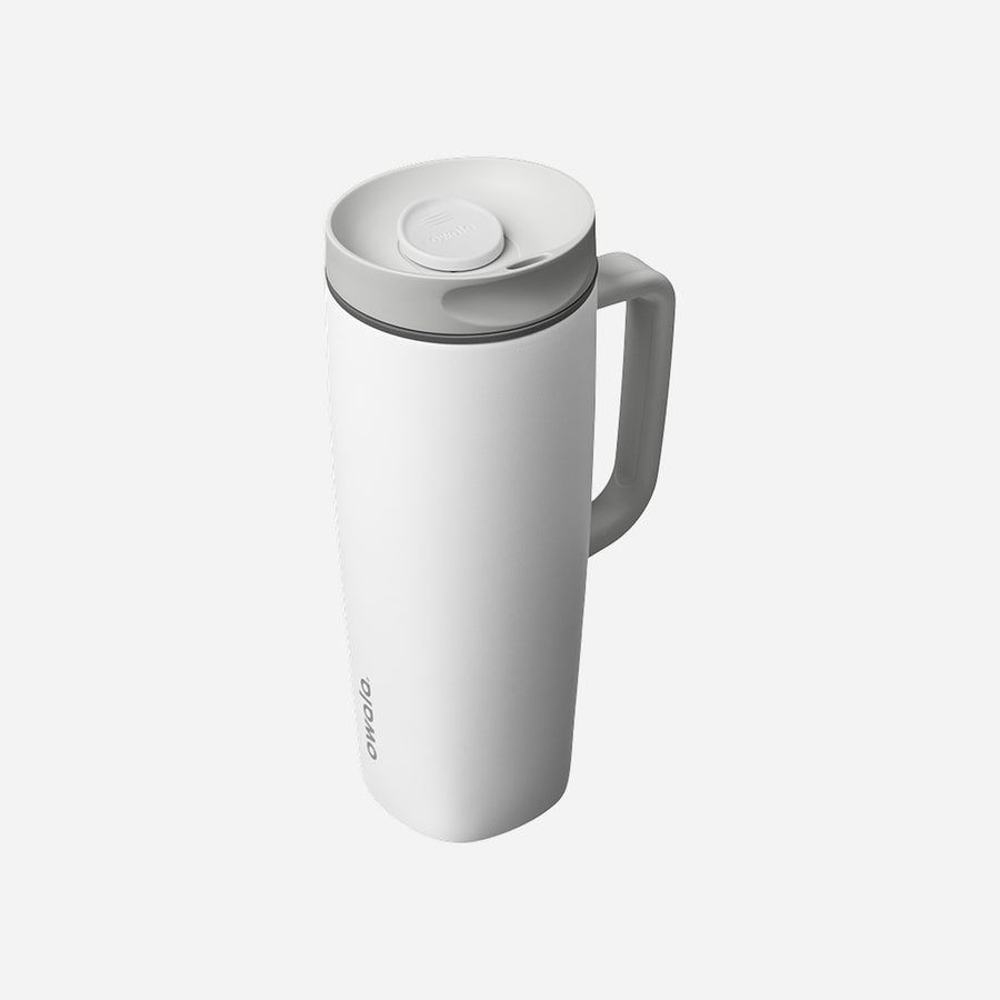 Owala SmoothSip Slider With Handle 24oz Stainless Steel Shy Marshmallow