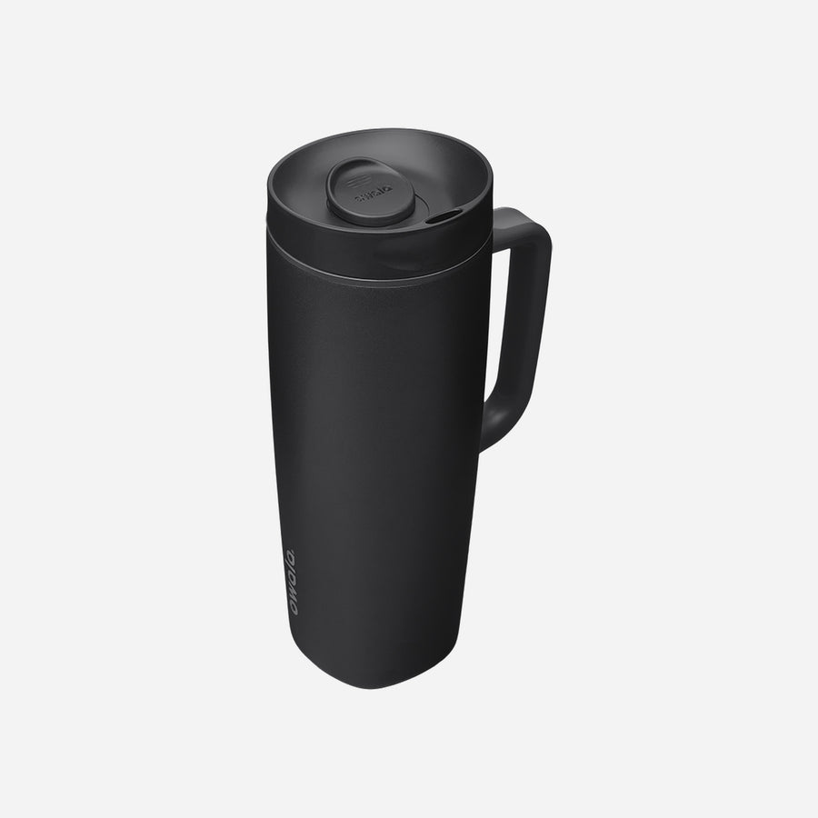 Owala SmoothSip Slider With Handle 24oz Stainless Steel Very, Very Dark