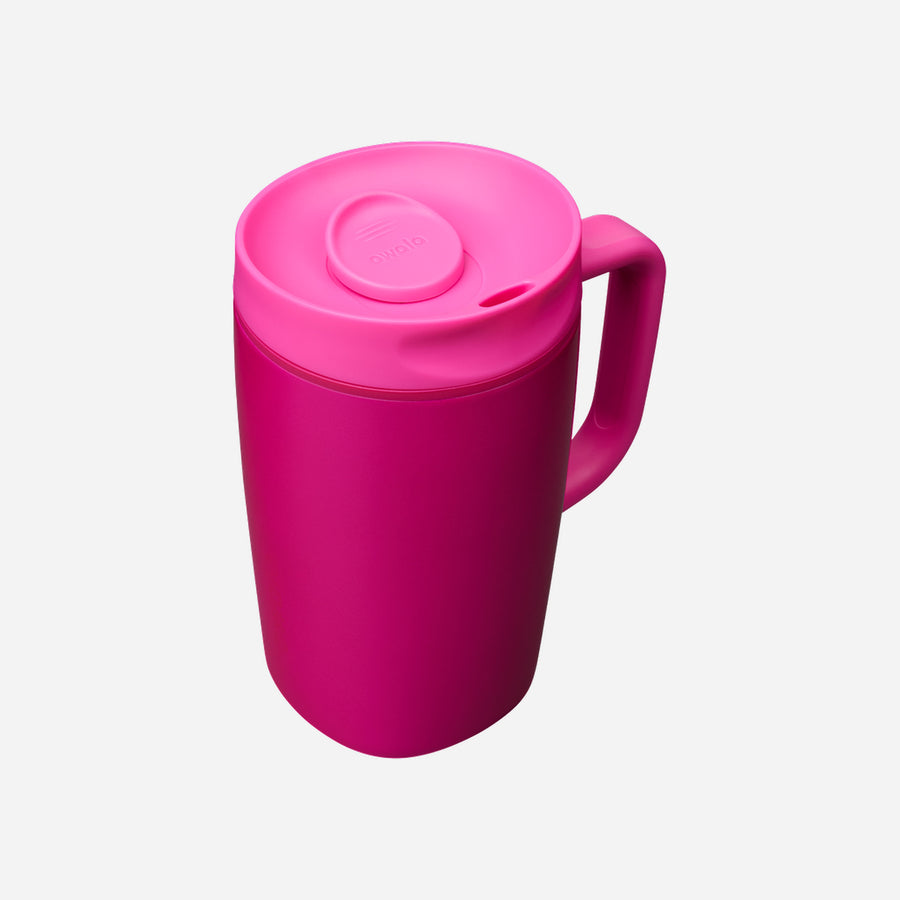 Owala SmoothSip Slider With Handle 12oz Stainless Steel Read My Lips