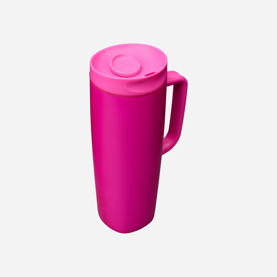 Owala SmoothSip Slider With Handle 24oz Stainless Steel Read My Lips