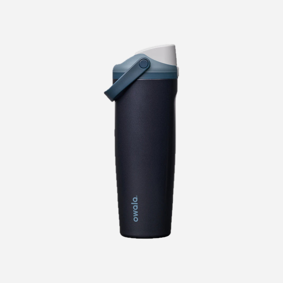 Owala FreeSip Sway 30oz Stainless Steel Water Bottle Blue Steel