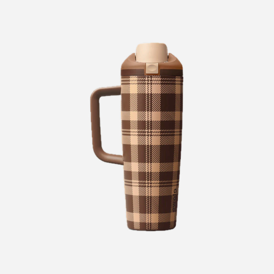Owala FreeSip Tumbler 30oz Stainless Steel Plaid And Simple