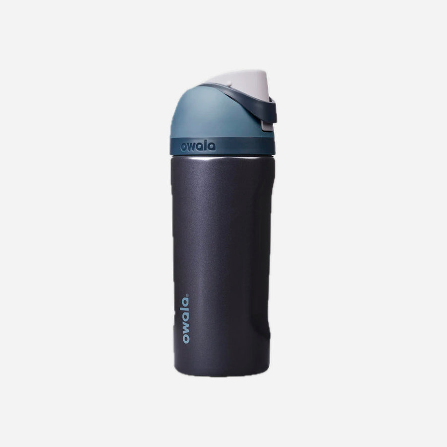 Owala Kids' FreeSip 16oz Stainless Steel Water Bottle Blue Steel