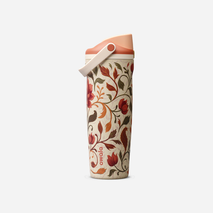 Owala FreeSip Sway 30oz Stainless Steel Water Bottle Woodland Boho
