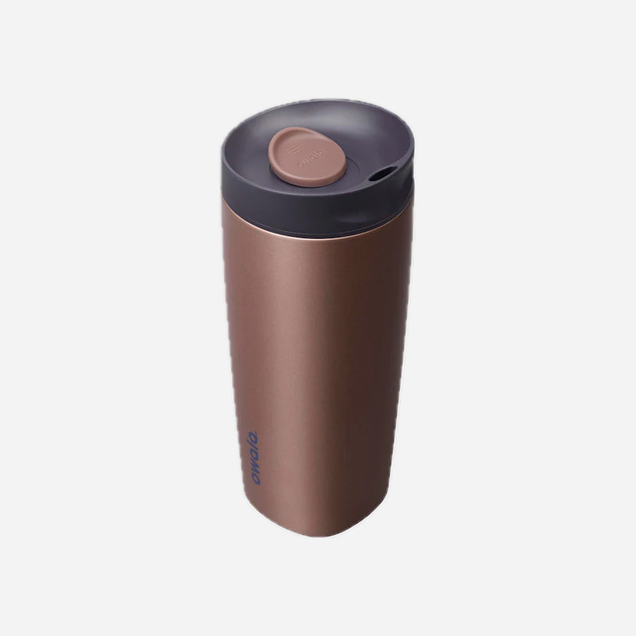 Owala SmoothSip Slider 20oz Stainless Steel Desert Smoke