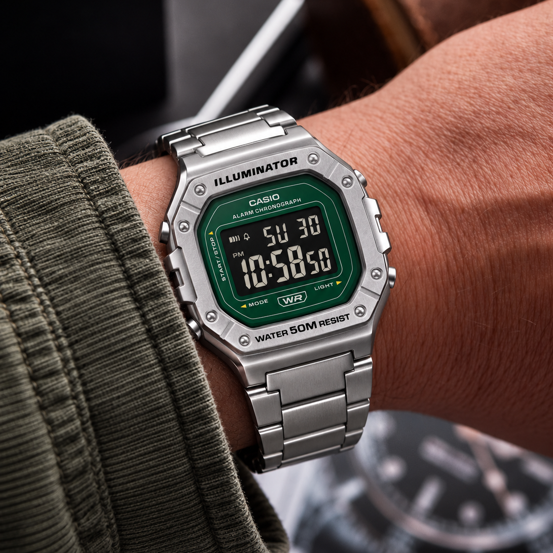 Casio Resin W-218HD-3AVDF I136
