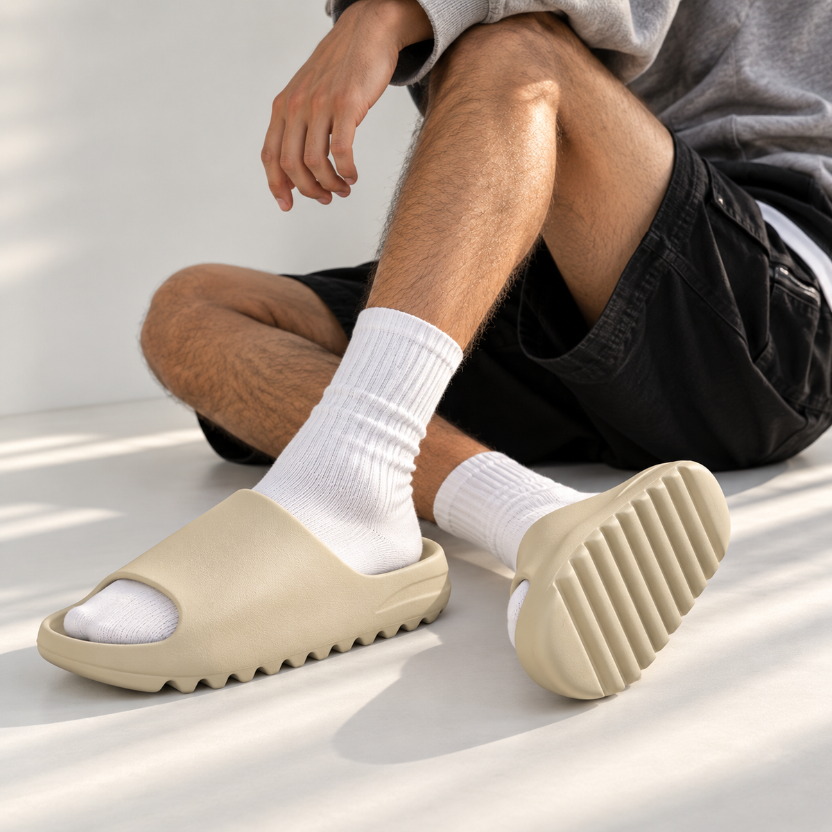Yeezy Slide by Kanye YS-01 Cream