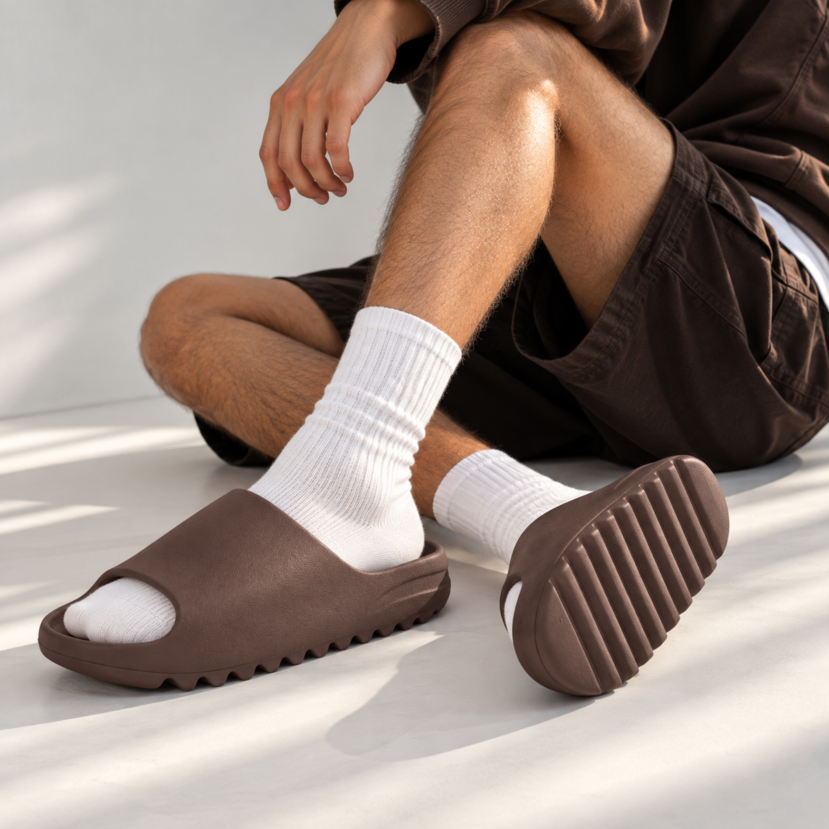 Yeezy Slide by Kanye YS-01 Fudge