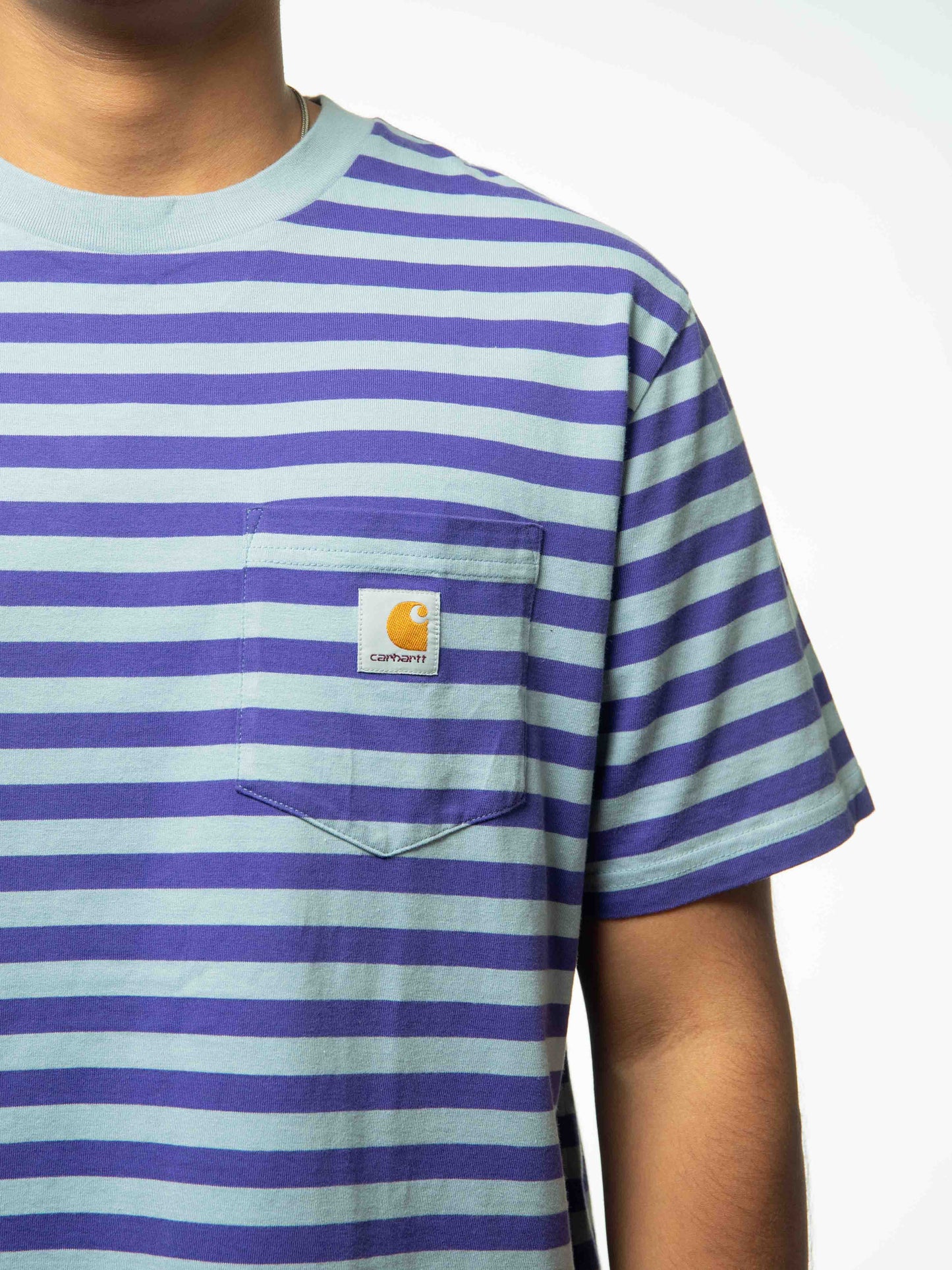 Carhartt Wip Scotty Pocket T-Shirt - Razzmic/Frosted Blue