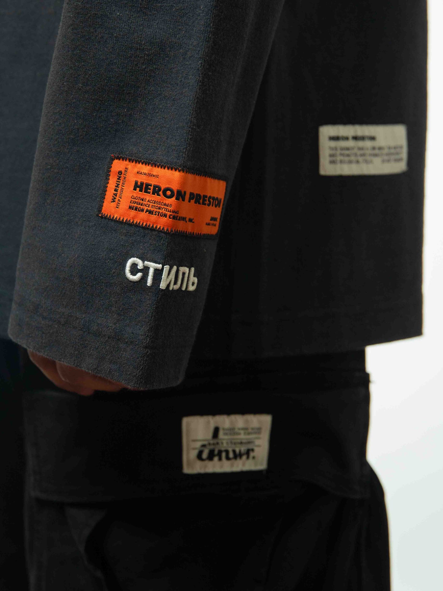 Heron Preston Cotton Long Sleeve?T-Shirt