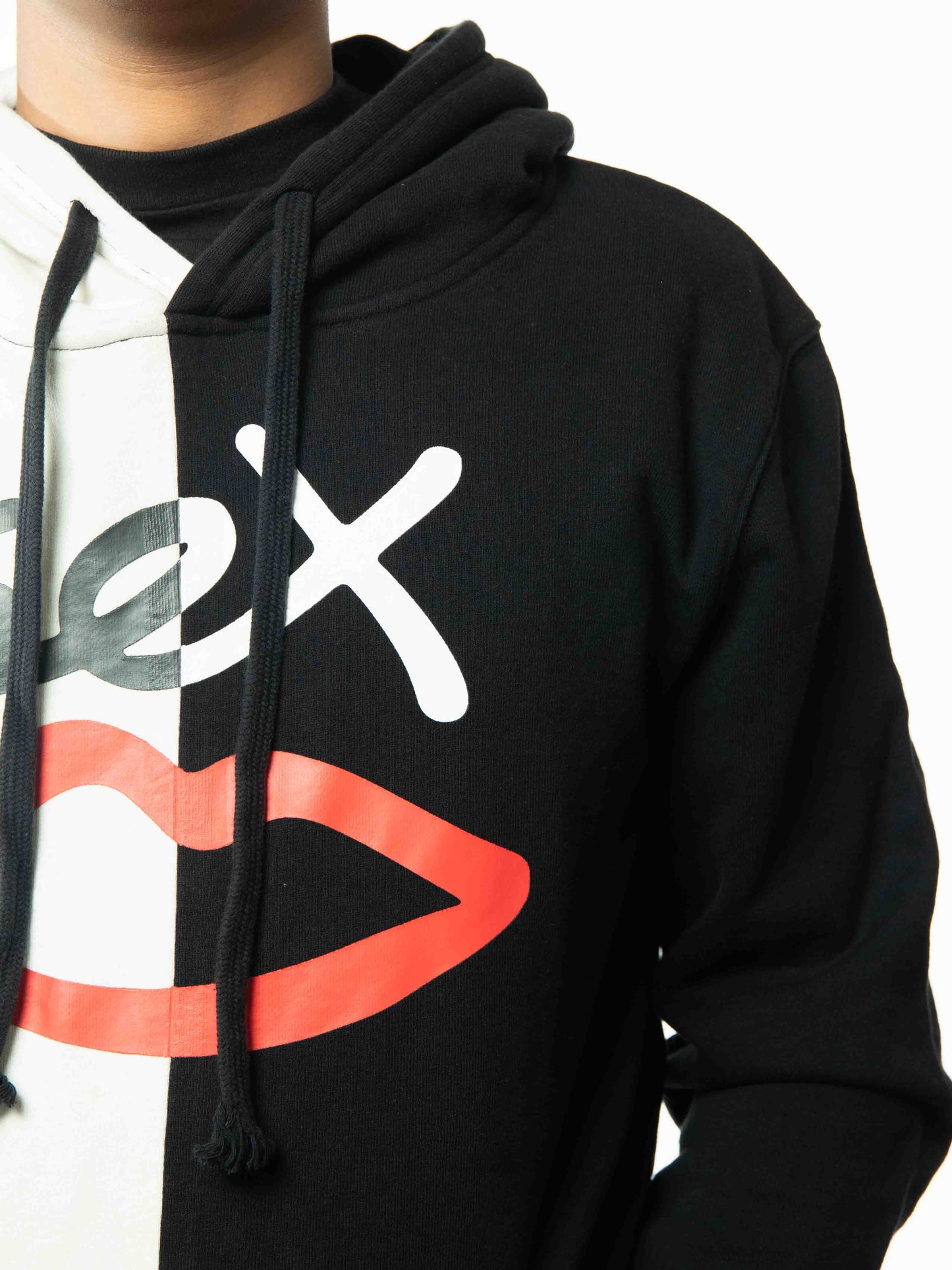 Sex Skateboards Logo SPlit Hooded Sweatshirt