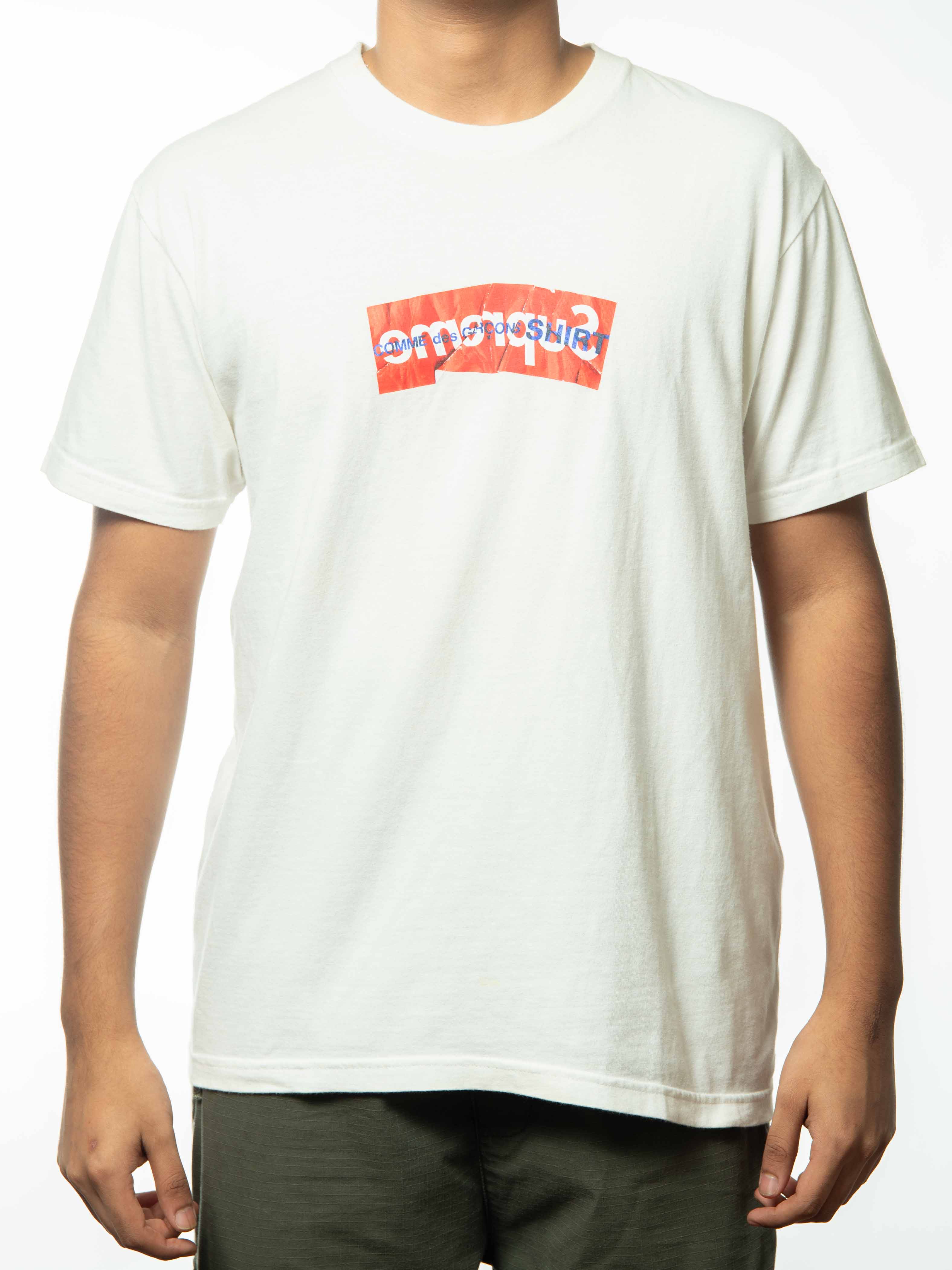 Supreme Comme Des Garcons Box Logo T shirt The Mainstreet Marketplace