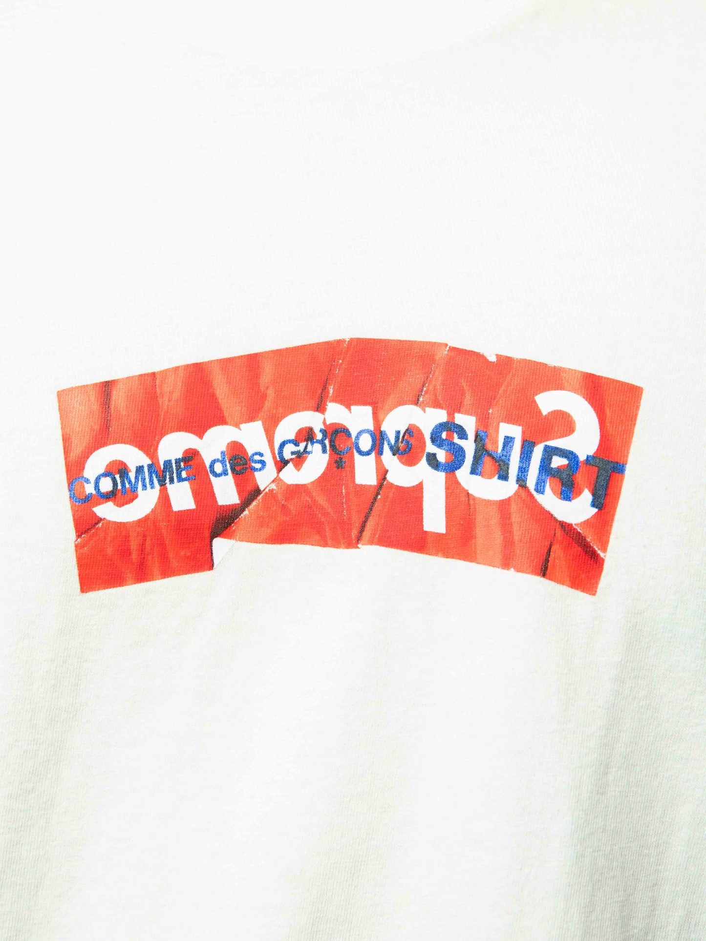 Supreme Comme Des Garcons Box Logo Tee (No Dust Bag)