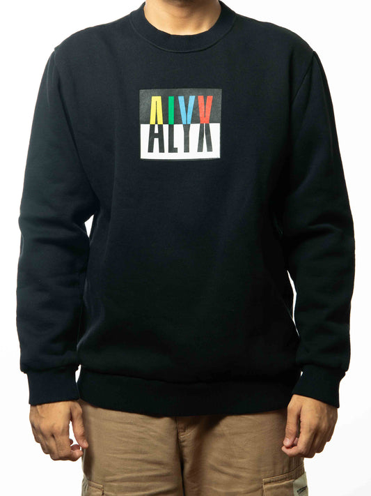 Alyx Black Visual Edition Logo Sweatshirt