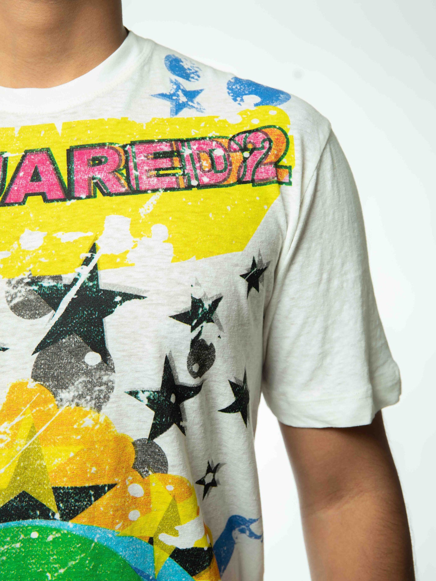 Dsquared2 SPlatter Star Print Tee