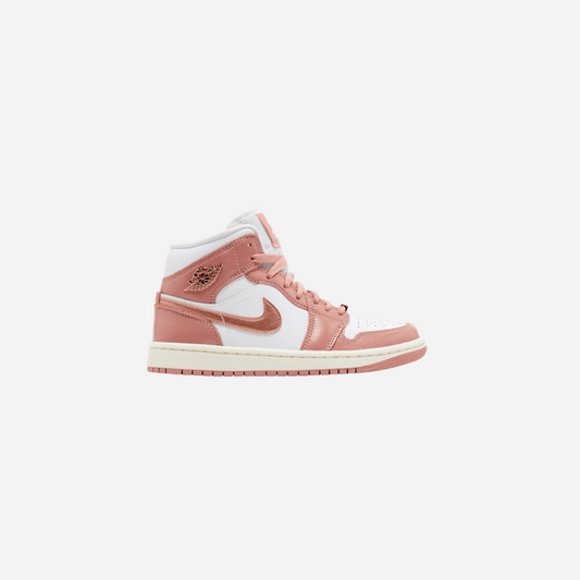 JORDAN 1 MID SE RED STARDUST (WOMEN'S)