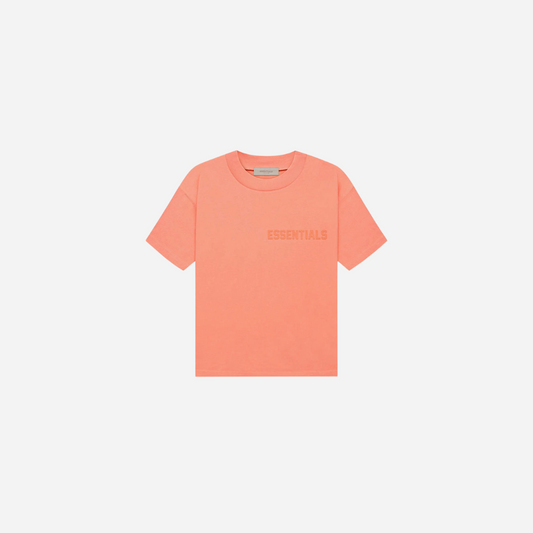 FEAR OF GOD ESSENTIALS T-SHIRT CORAL