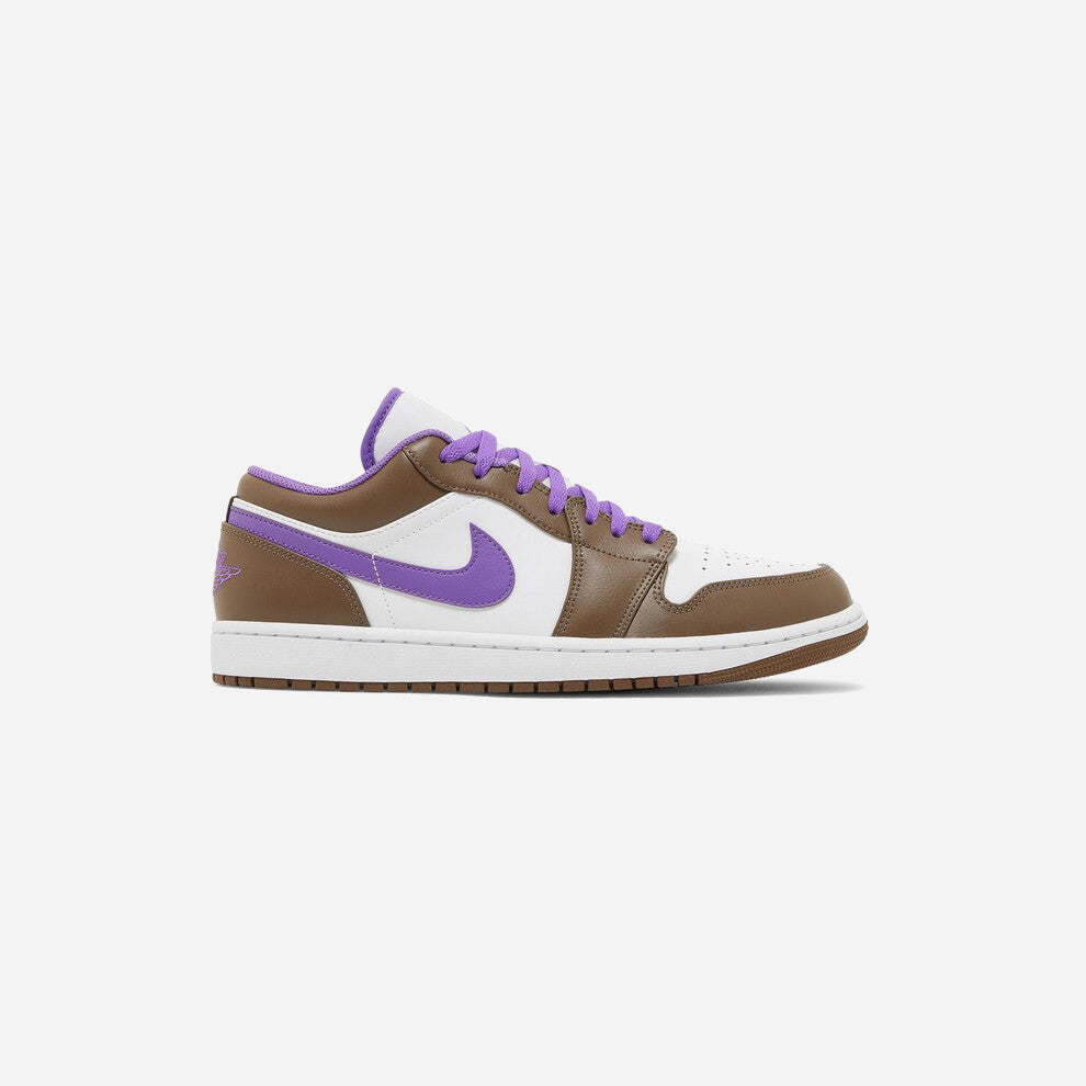 NIKE AIR JORDAN 1 LOW MENS PALOMINO WHITE WILD BERRY