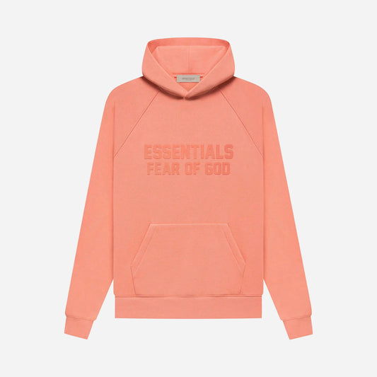 FEAR OF GOD ESSENTIALS HOODIE FW22 CORAL