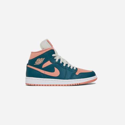 JORDAN 1 MID DARK TEAL GREEN (WOMEN'S)