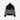 Ami Paris Ami De Coeur Striped Funnel Neck Oversize Sweater Black/White/Red
