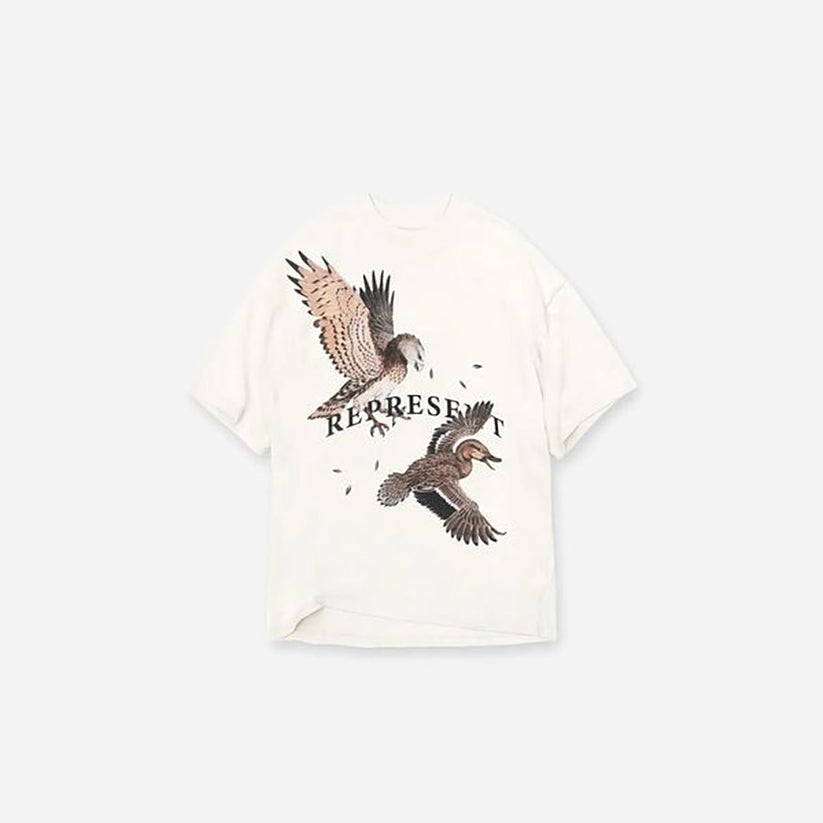 REPRESENT BIRDS OF PREY T-SHIRT 'WHITE'