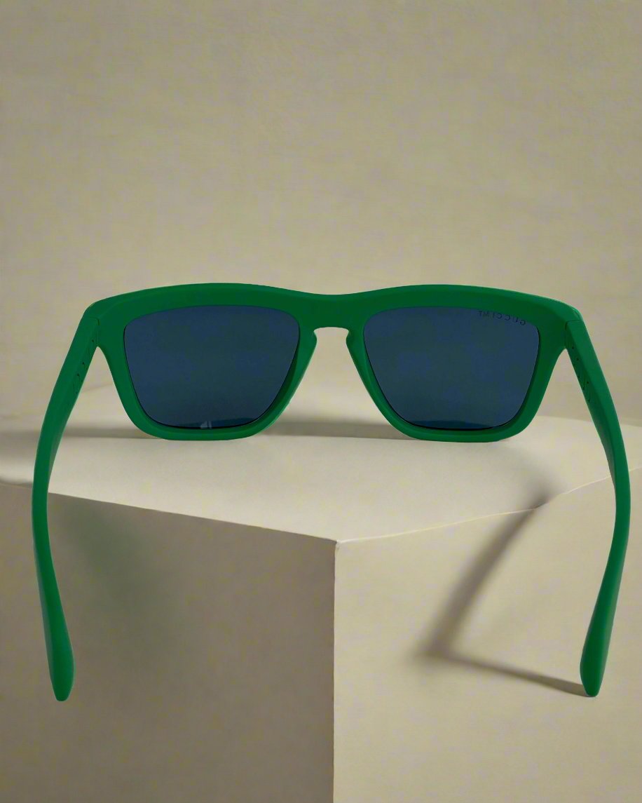 GUCCI BLUE LOGO SQUARE MEN'S SUNGLASSES