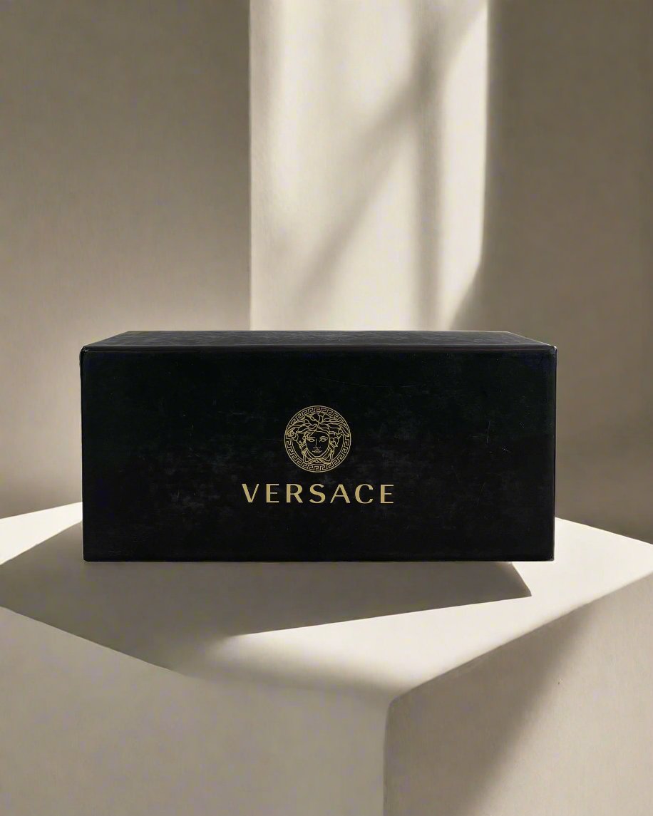 VERSACE DARK GREY PILOT MEN'S SUNGLASSES