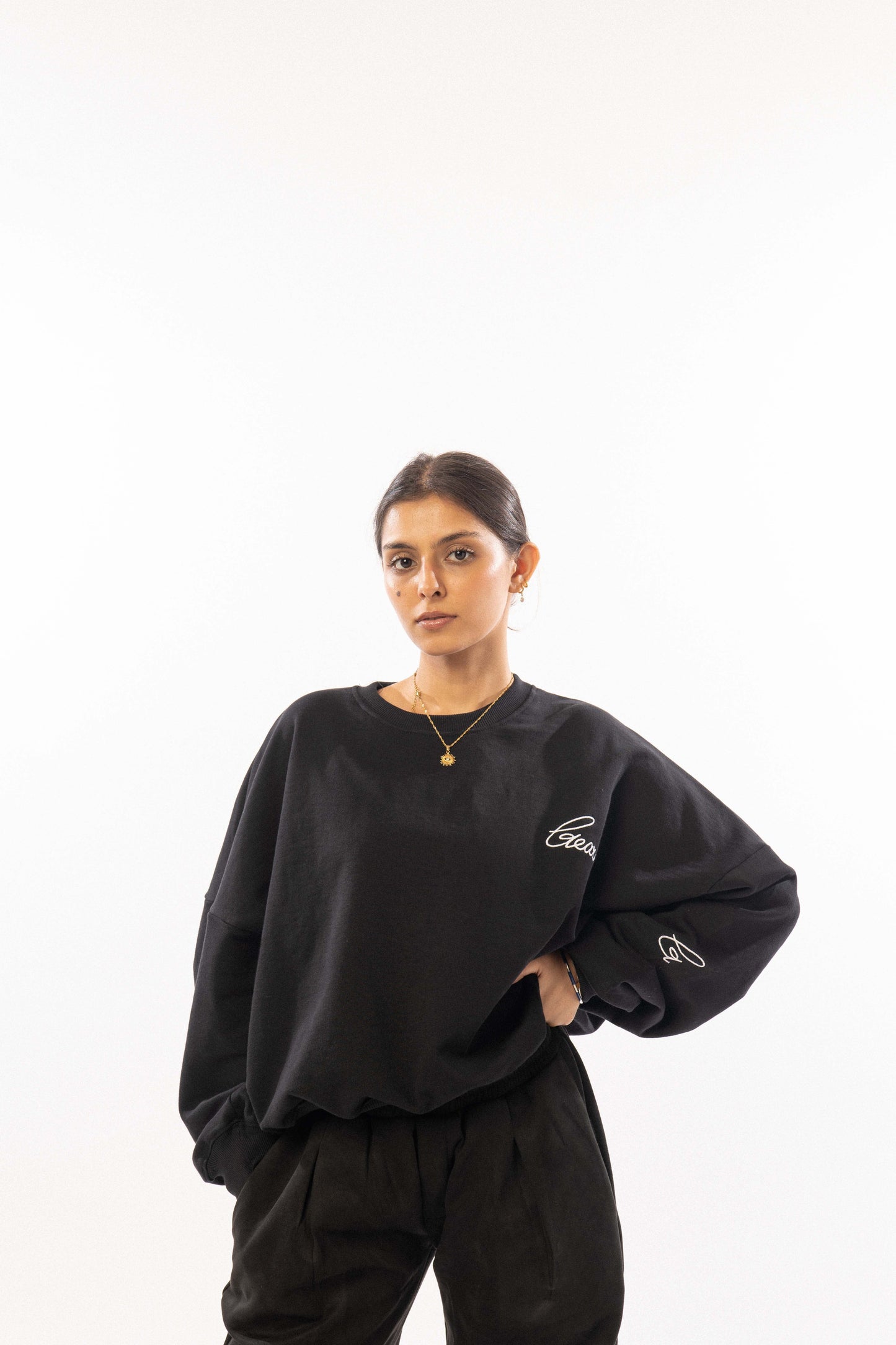 SWEATSHIRT 'BLACK'