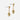 Alexis Bittar Asterales Gold Link Pear Drop Earring - Gold